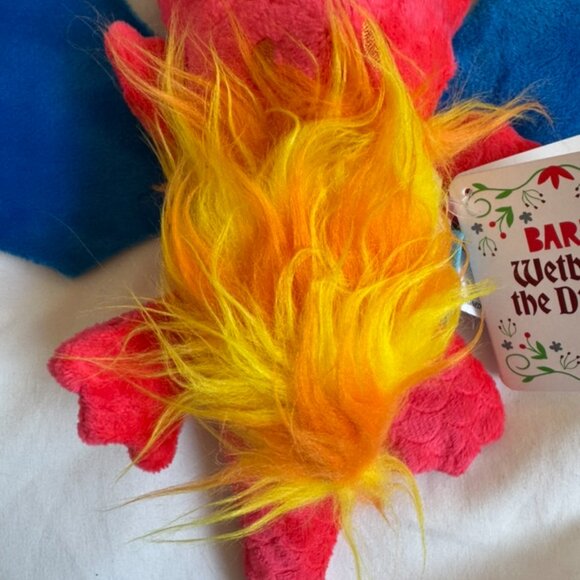 NWT Bark Box WETBEARD THE DRAGON Plush Dog Toy, Blue + Red, Large (50+ lbs) - Picture 3 of 15